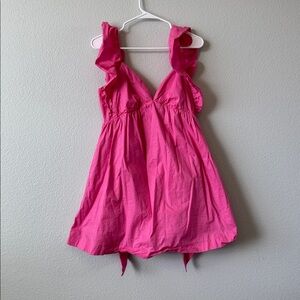 Papermoon Fuchsia Ruffle Strap Dress